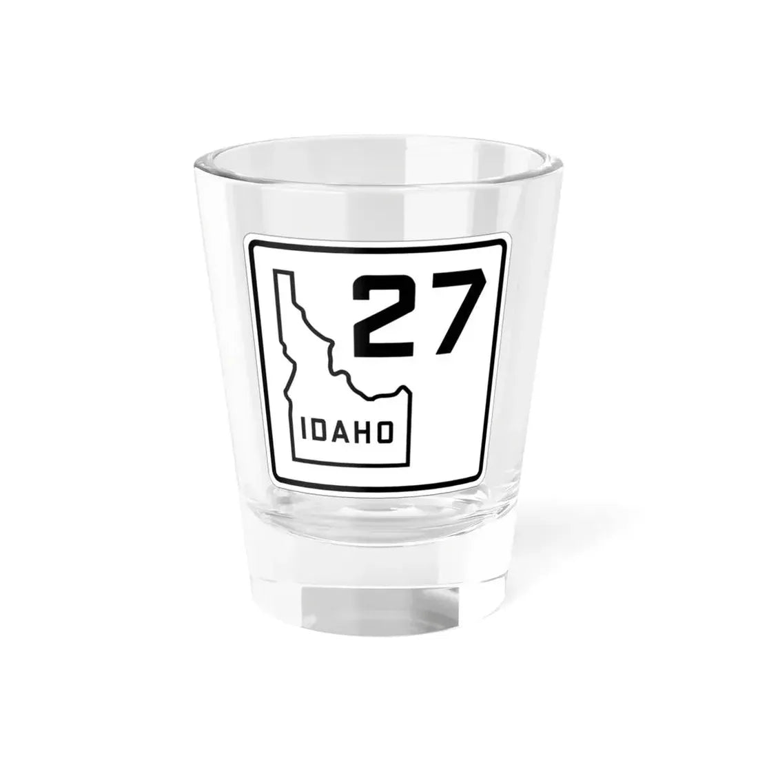 Idaho 27 1930 (Idaho) (Road Sign) Shot Glass 1.5oz 1.5oz - Go Mug Yourself