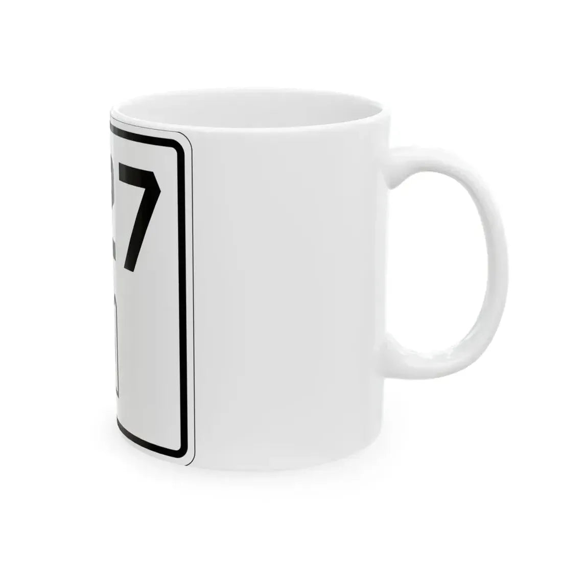 Idaho 27 1930 (Idaho) (Road Sign) White Coffee Mug - Go Mug Yourself