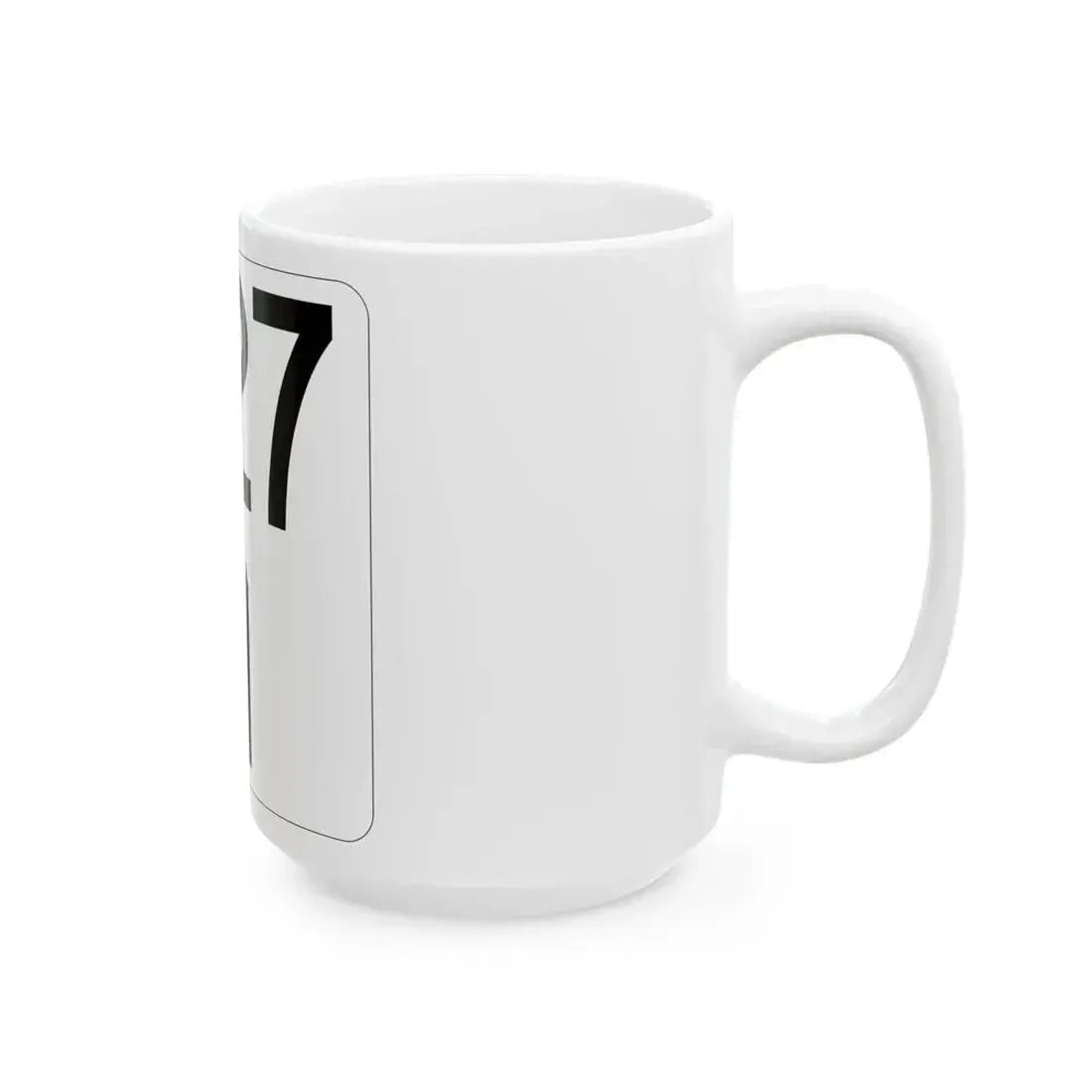 Idaho 27 (Idaho) (Road Sign) White Coffee Mug - Go Mug Yourself