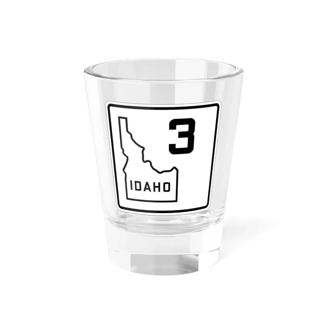 Idaho 3 1930 (Idaho) (Road Sign) Shot Glass 1.5oz 1.5oz - Go Mug Yourself