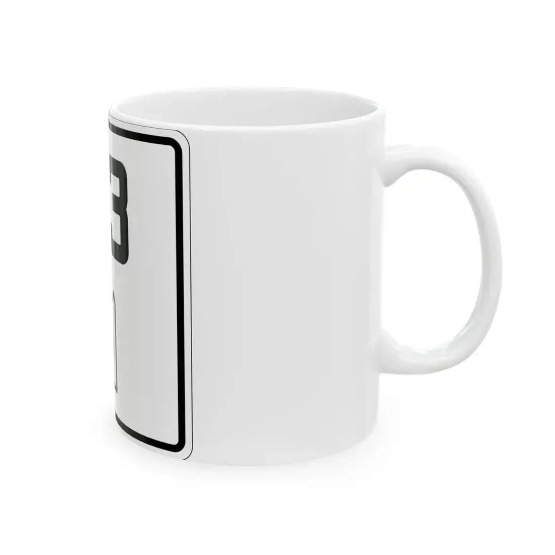 Idaho 3 1930 (Idaho) (Road Sign) White Coffee Mug - Go Mug Yourself