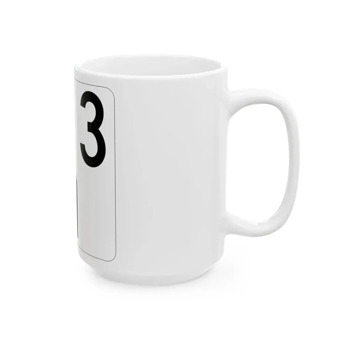 Idaho 3 (Idaho) (Road Sign) White Coffee Mug - Go Mug Yourself