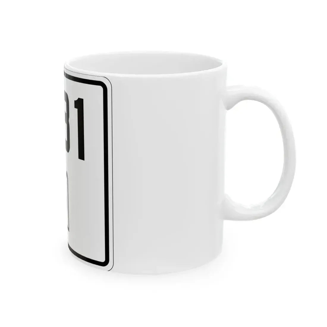 Idaho 31 1930 (Idaho) (Road Sign) White Coffee Mug - Go Mug Yourself