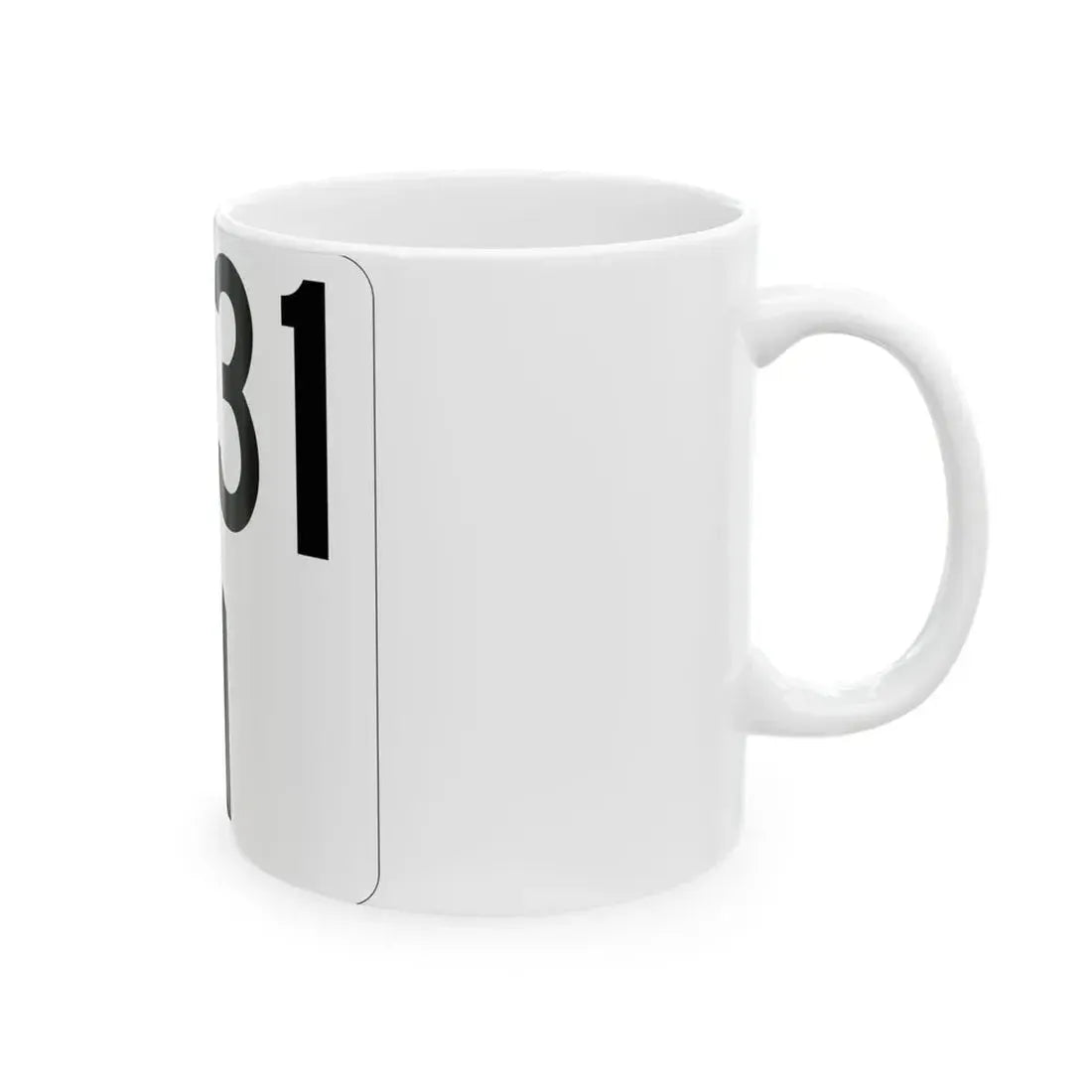Idaho 31 (Idaho) (Road Sign) White Coffee Mug - Go Mug Yourself