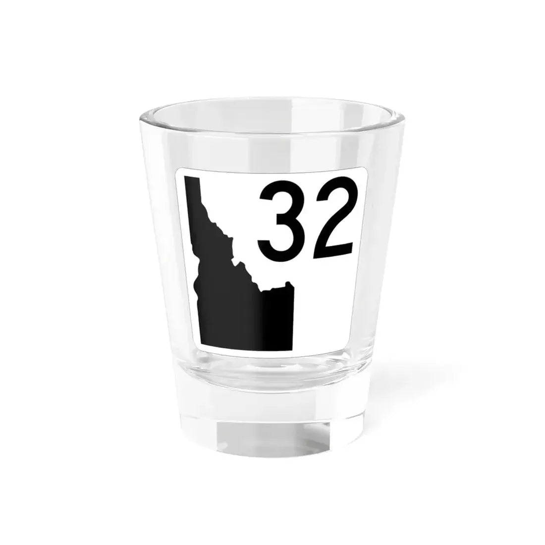 Idaho 32 (Idaho) (Road Sign) Shot Glass 1.5oz 1.5oz - Go Mug Yourself