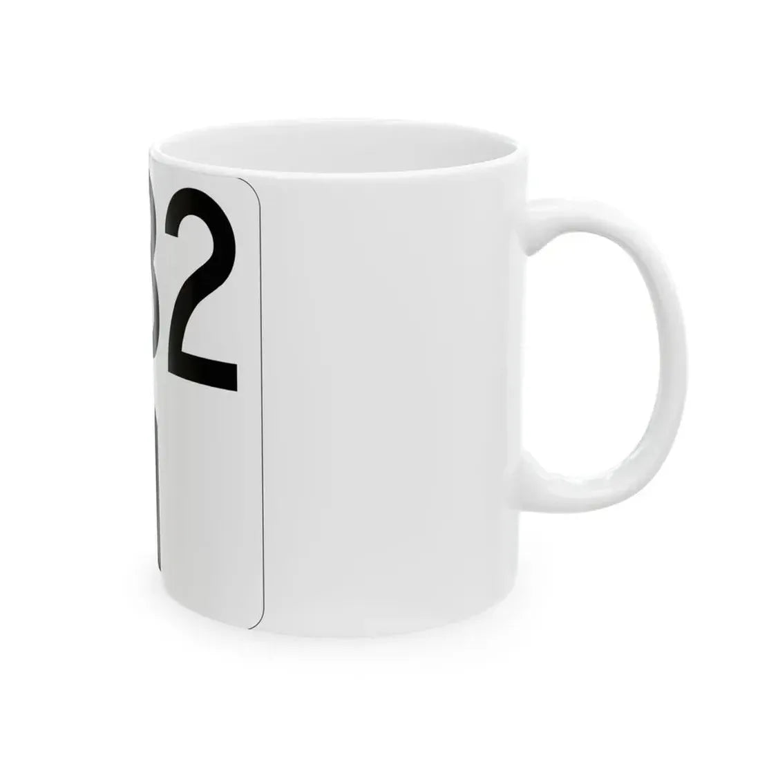Idaho 32 (Idaho) (Road Sign) White Coffee Mug - Go Mug Yourself