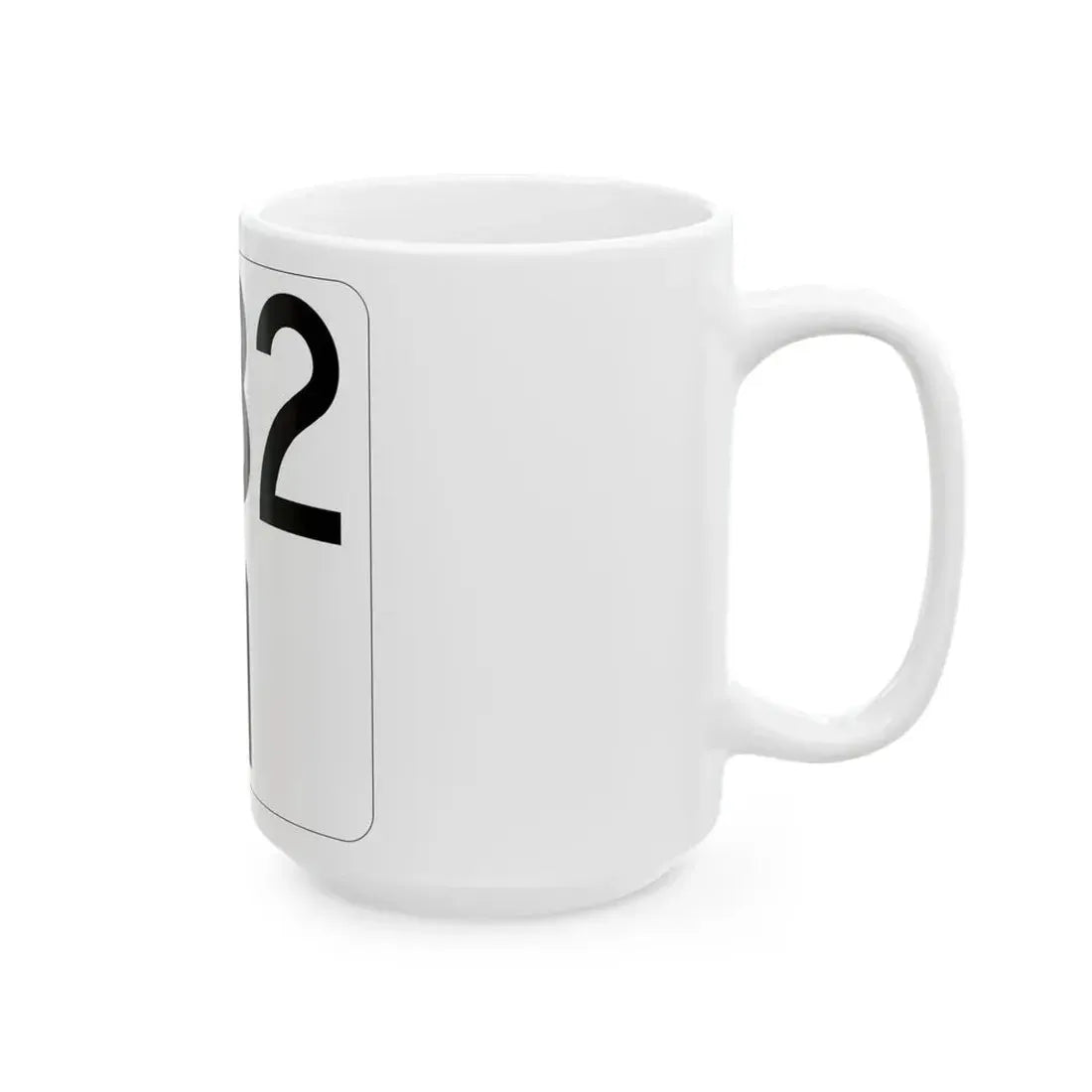 Idaho 32 (Idaho) (Road Sign) White Coffee Mug - Go Mug Yourself