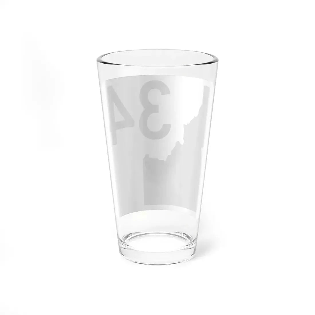 Idaho 34 (Idaho) (Road Sign) Pint Glss 16oz - Go Mug Yourself