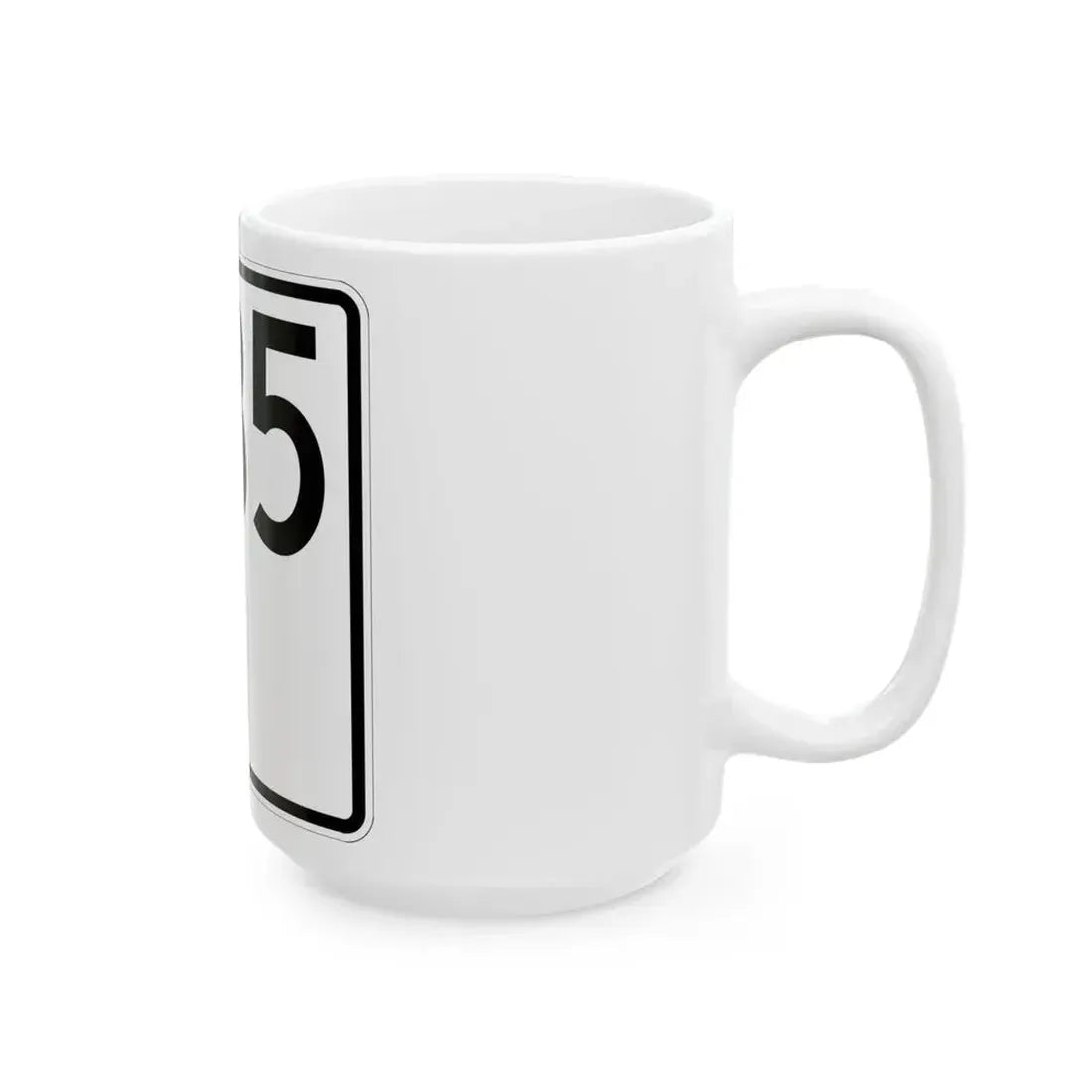 Idaho 35 1955 (Idaho) (Road Sign) White Coffee Mug - Go Mug Yourself