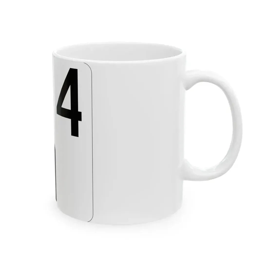 Idaho 4 (Idaho) (Road Sign) White Coffee Mug - Go Mug Yourself