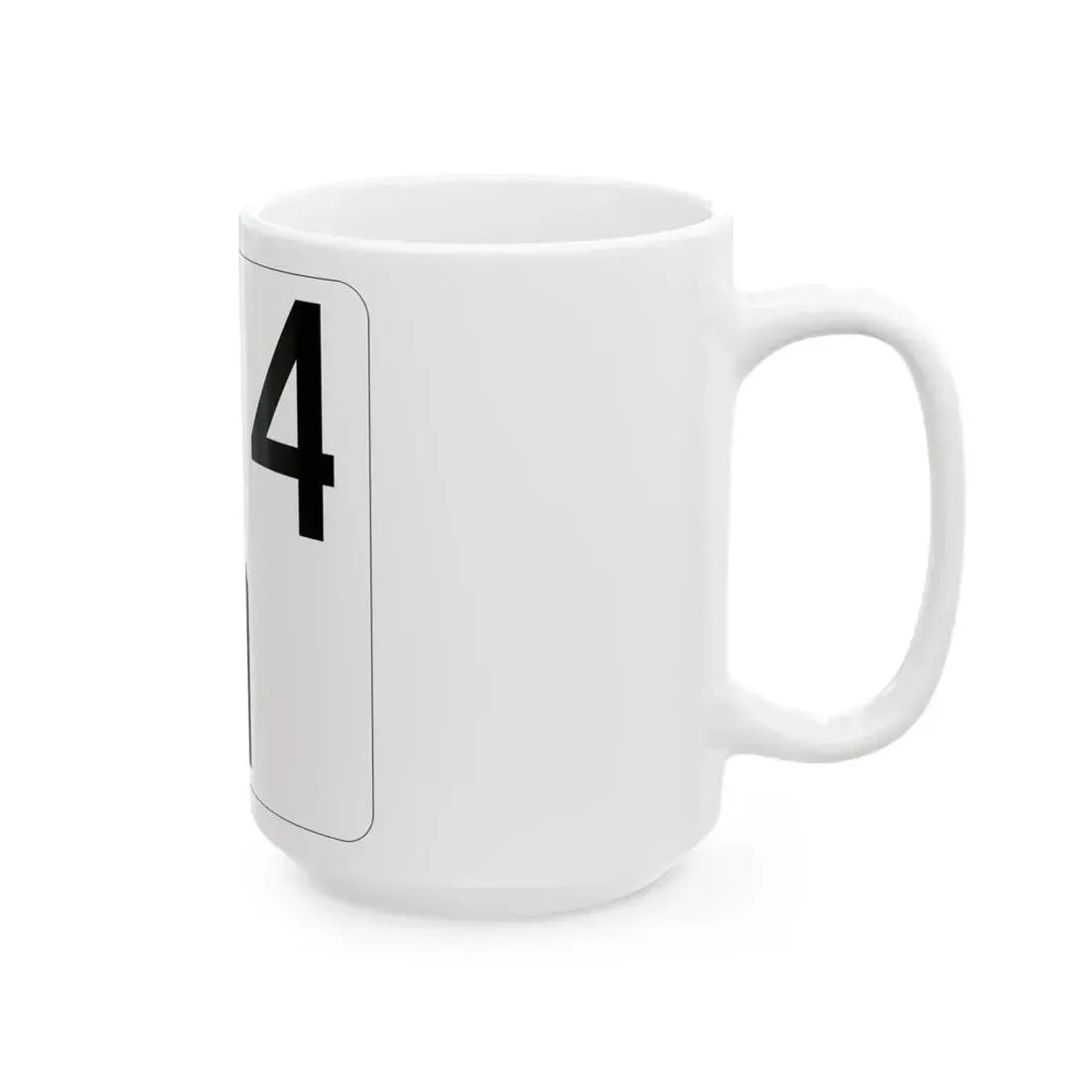 Idaho 4 (Idaho) (Road Sign) White Coffee Mug - Go Mug Yourself