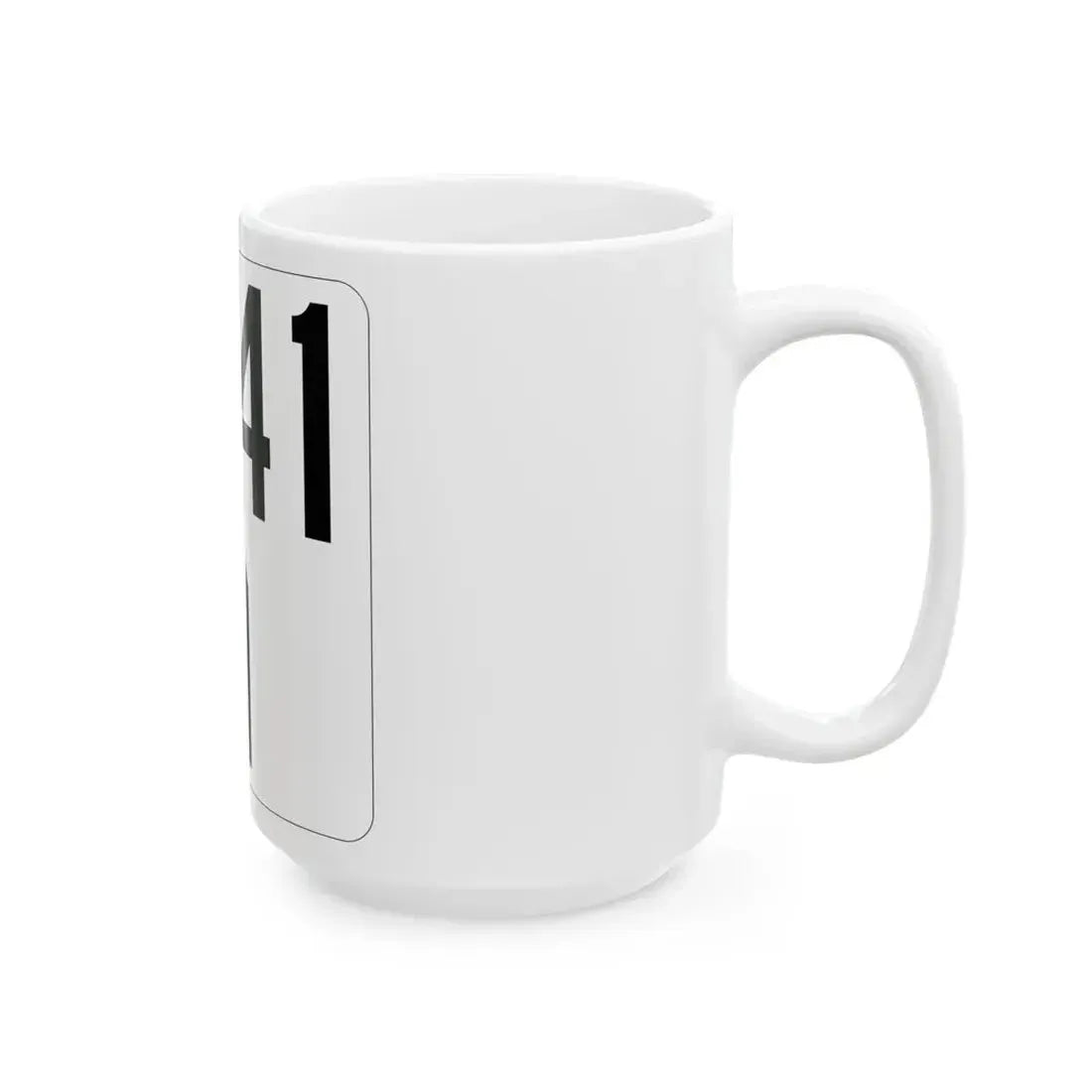 Idaho 41 (Idaho) (Road Sign) White Coffee Mug - Go Mug Yourself