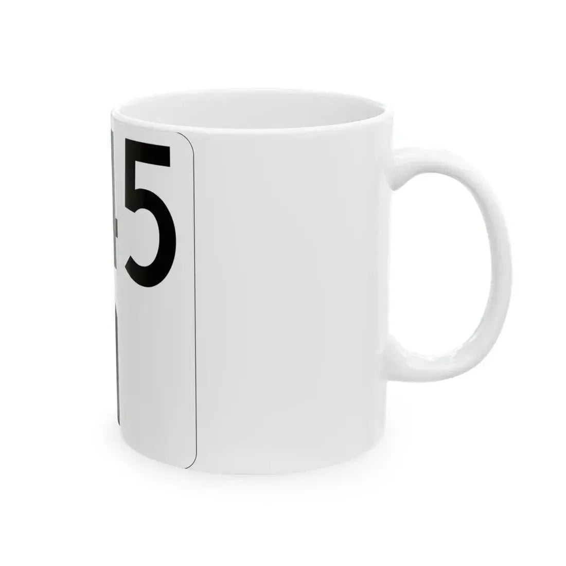 Idaho 45 (Idaho) (Road Sign) White Coffee Mug - Go Mug Yourself