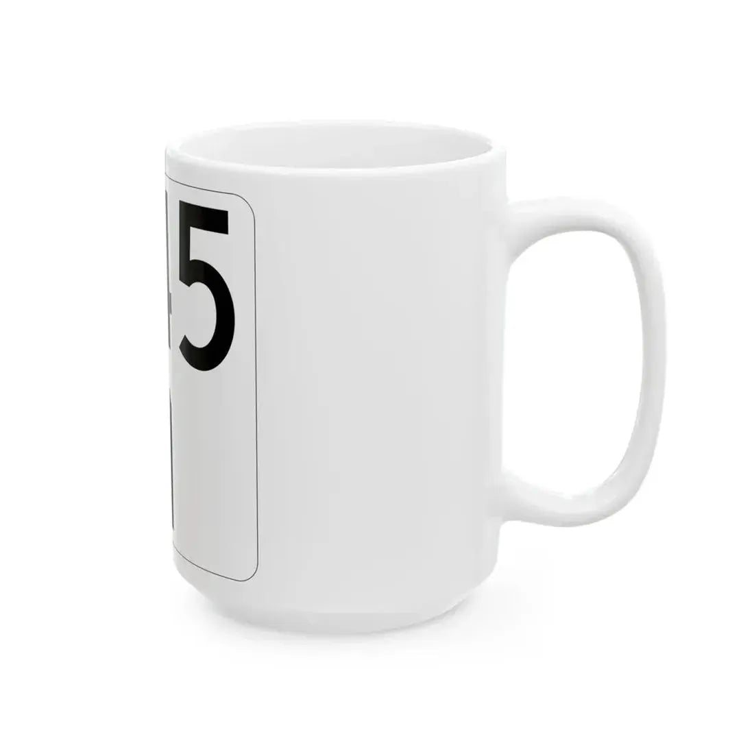Idaho 45 (Idaho) (Road Sign) White Coffee Mug - Go Mug Yourself