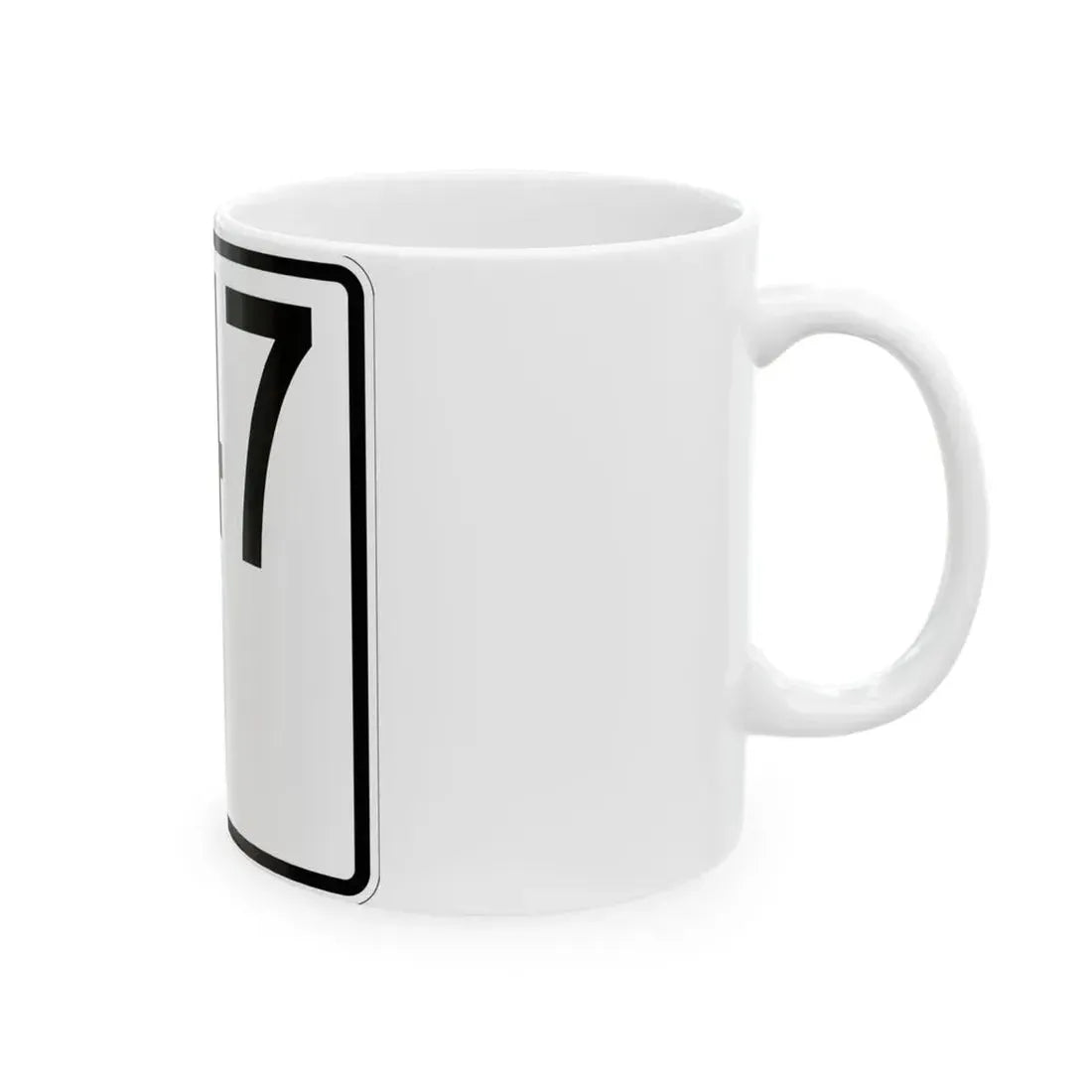 Idaho 47 1955 (Idaho) (Road Sign) White Coffee Mug - Go Mug Yourself