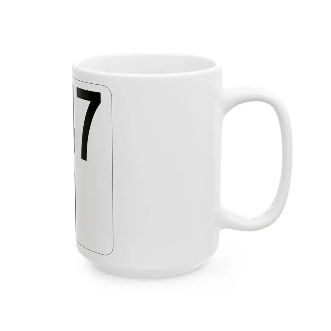Idaho 47 (Idaho) (Road Sign) White Coffee Mug - Go Mug Yourself