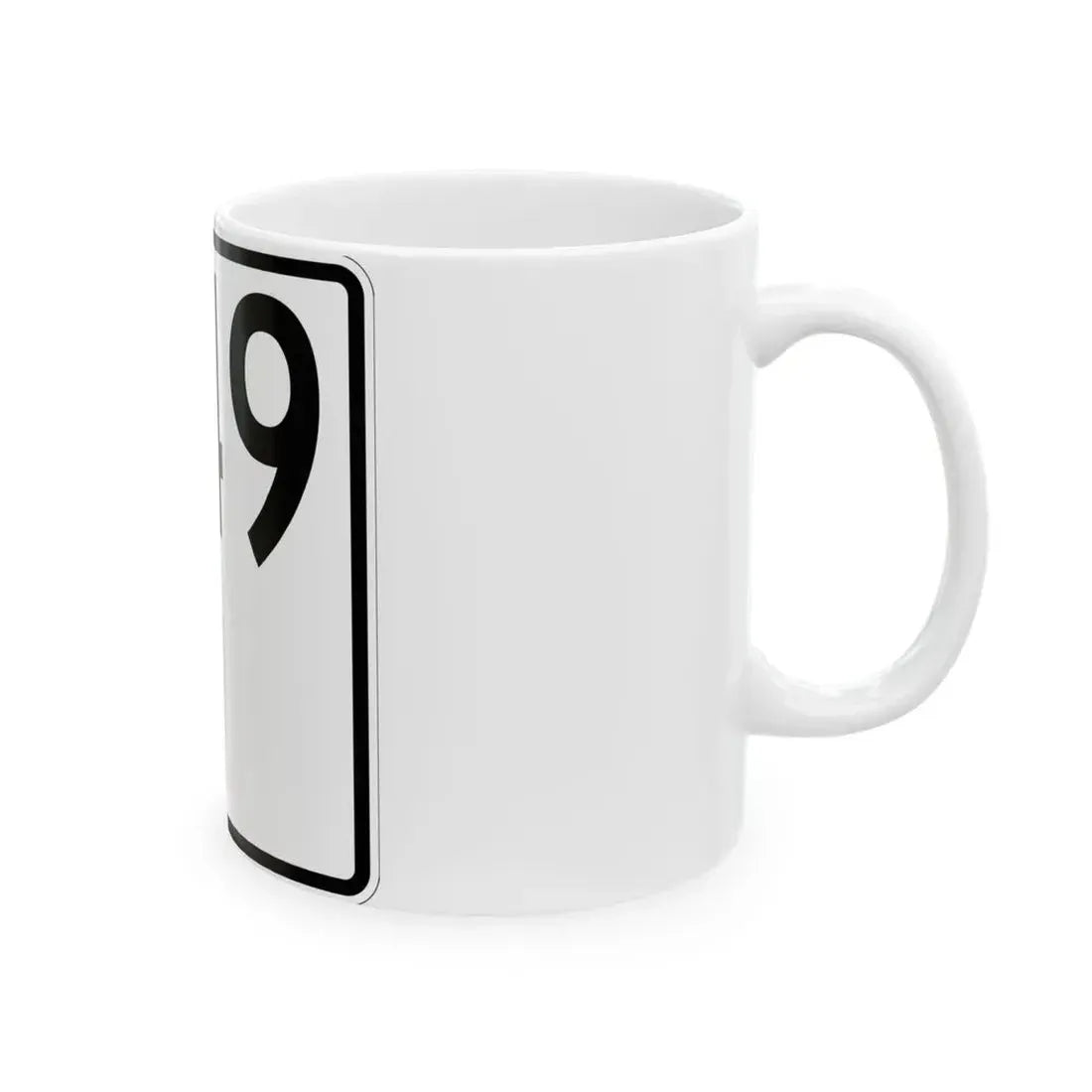 Idaho 49 1955 (Idaho) (Road Sign) White Coffee Mug - Go Mug Yourself