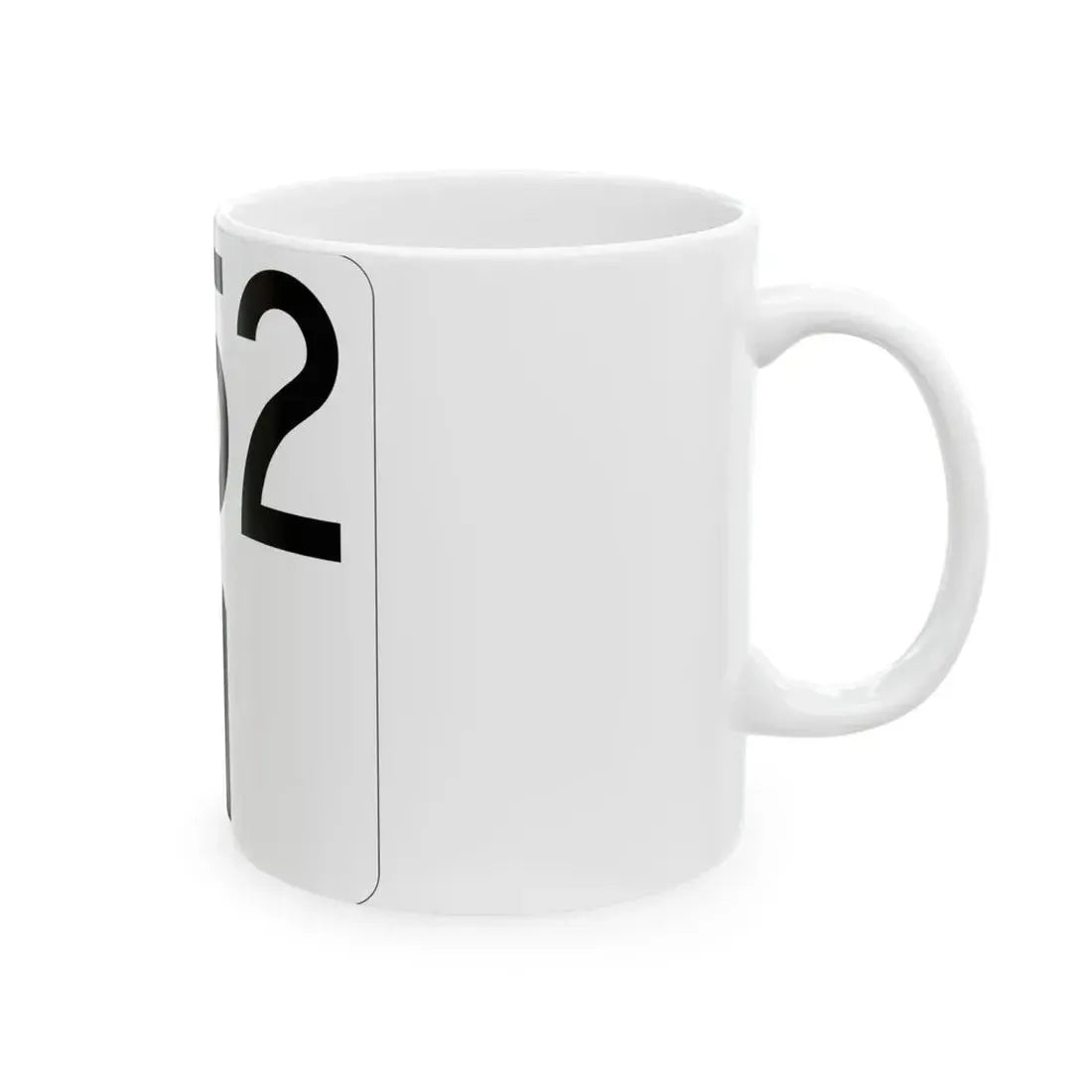 Idaho 52 (Idaho) (Road Sign) White Coffee Mug - Go Mug Yourself