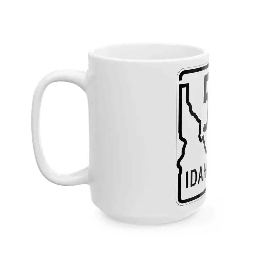 Idaho 52A 1955 (Idaho) (Road Sign) White Coffee Mug - Go Mug Yourself