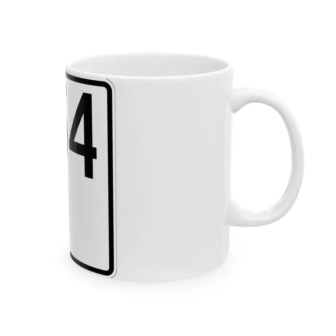 Idaho 54 1955 (Idaho) (Road Sign) White Coffee Mug - Go Mug Yourself