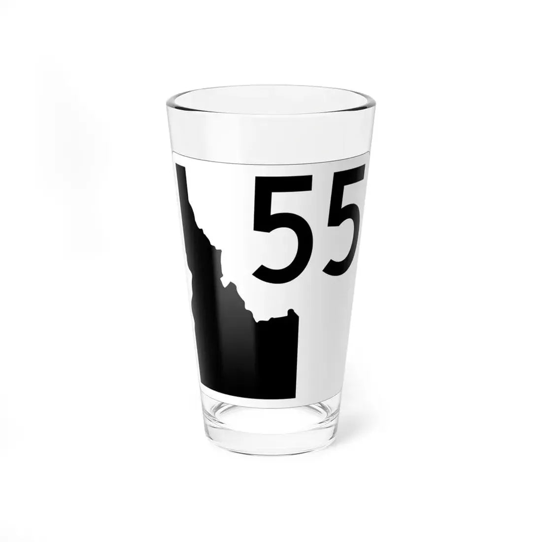 Idaho 55 (Idaho) (Road Sign) Pint Glss 16oz 16oz - Go Mug Yourself