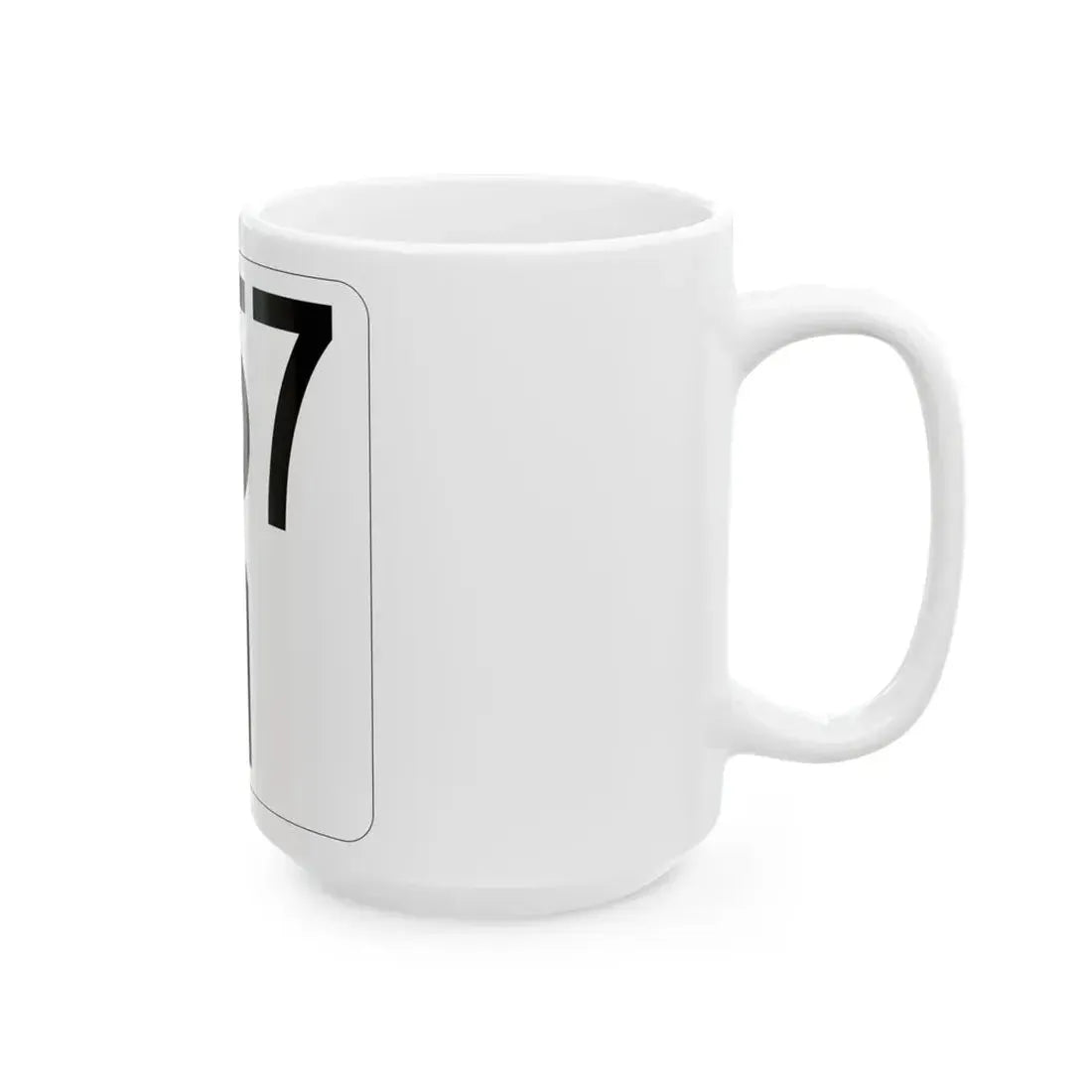 Idaho 57 (Idaho) (Road Sign) White Coffee Mug - Go Mug Yourself