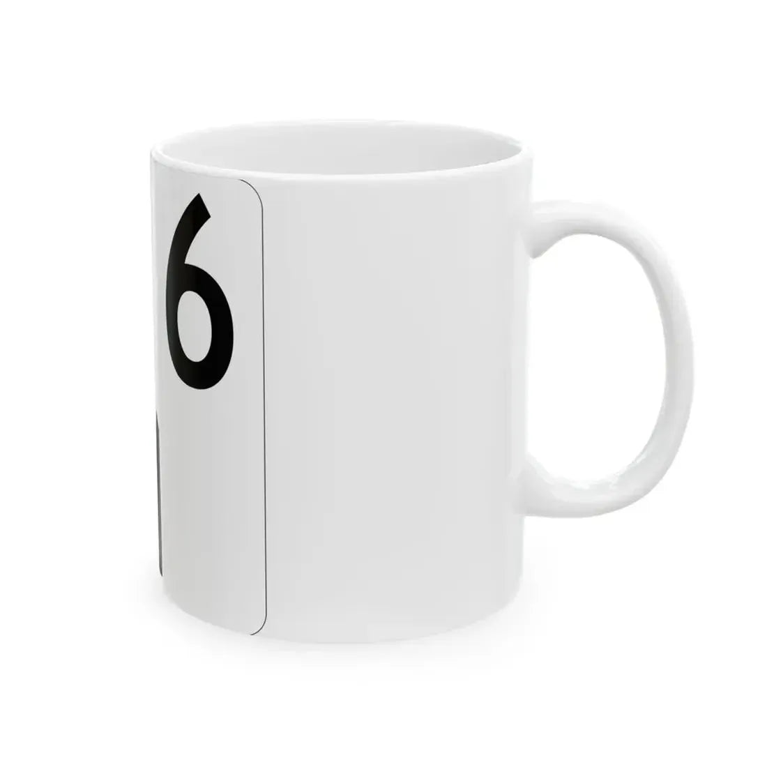 Idaho 6 (Idaho) (Road Sign) White Coffee Mug - Go Mug Yourself