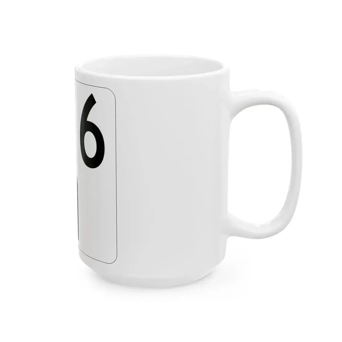 Idaho 6 (Idaho) (Road Sign) White Coffee Mug - Go Mug Yourself