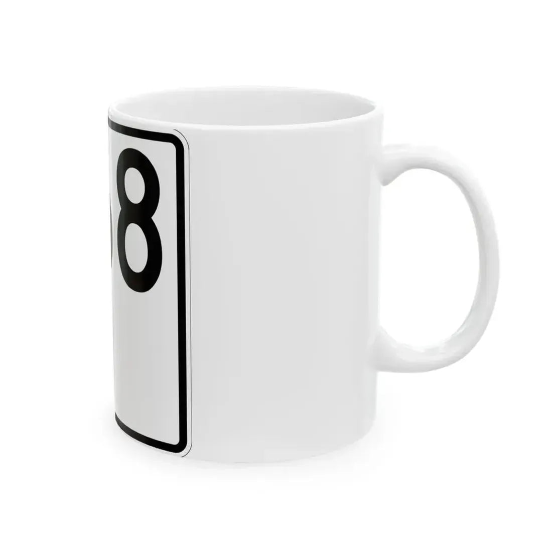 Idaho 68 1955 (Idaho) (Road Sign) White Coffee Mug - Go Mug Yourself