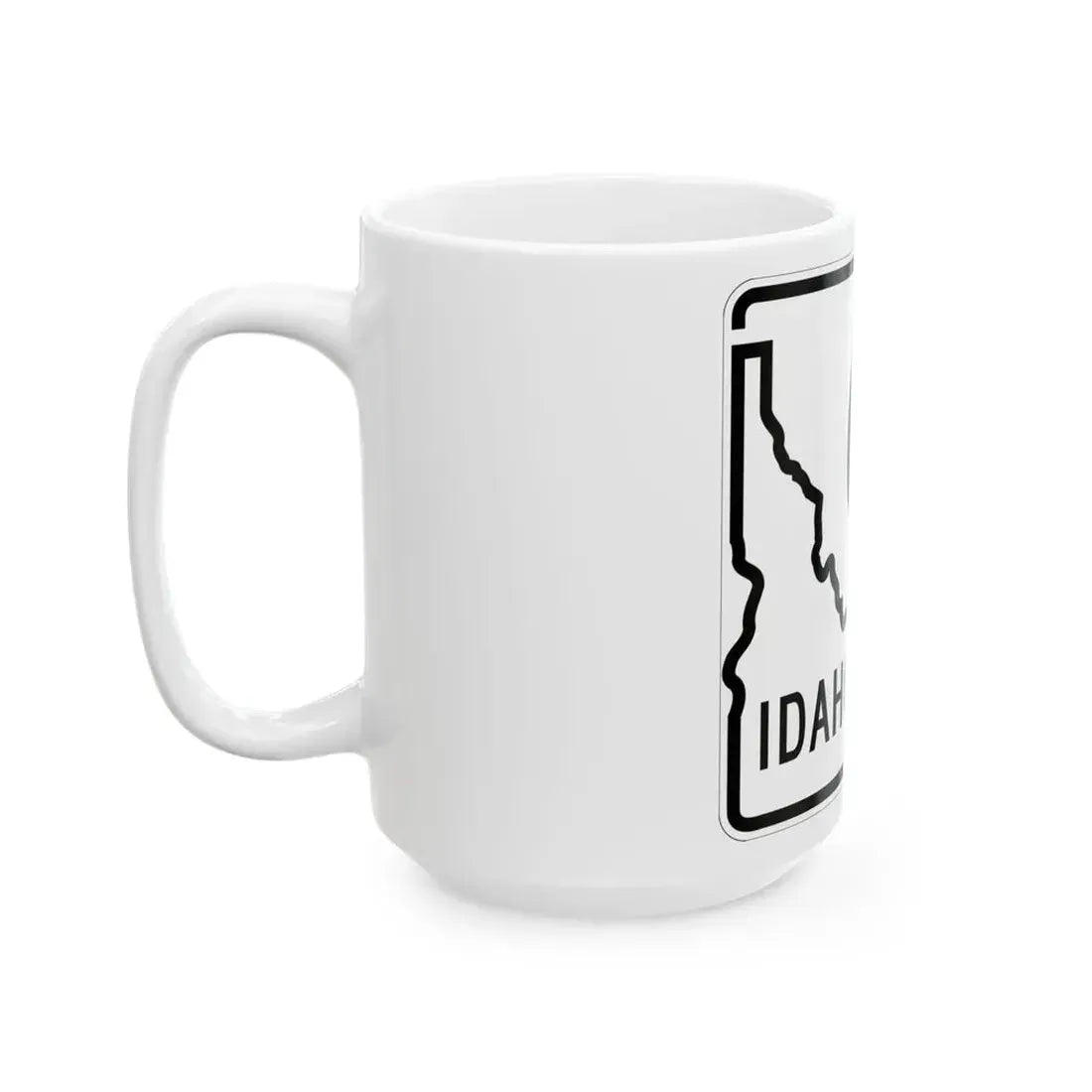 Idaho 68 1955 (Idaho) (Road Sign) White Coffee Mug - Go Mug Yourself