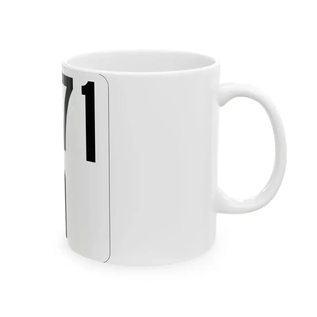 Idaho 71 (Idaho) (Road Sign) White Coffee Mug - Go Mug Yourself