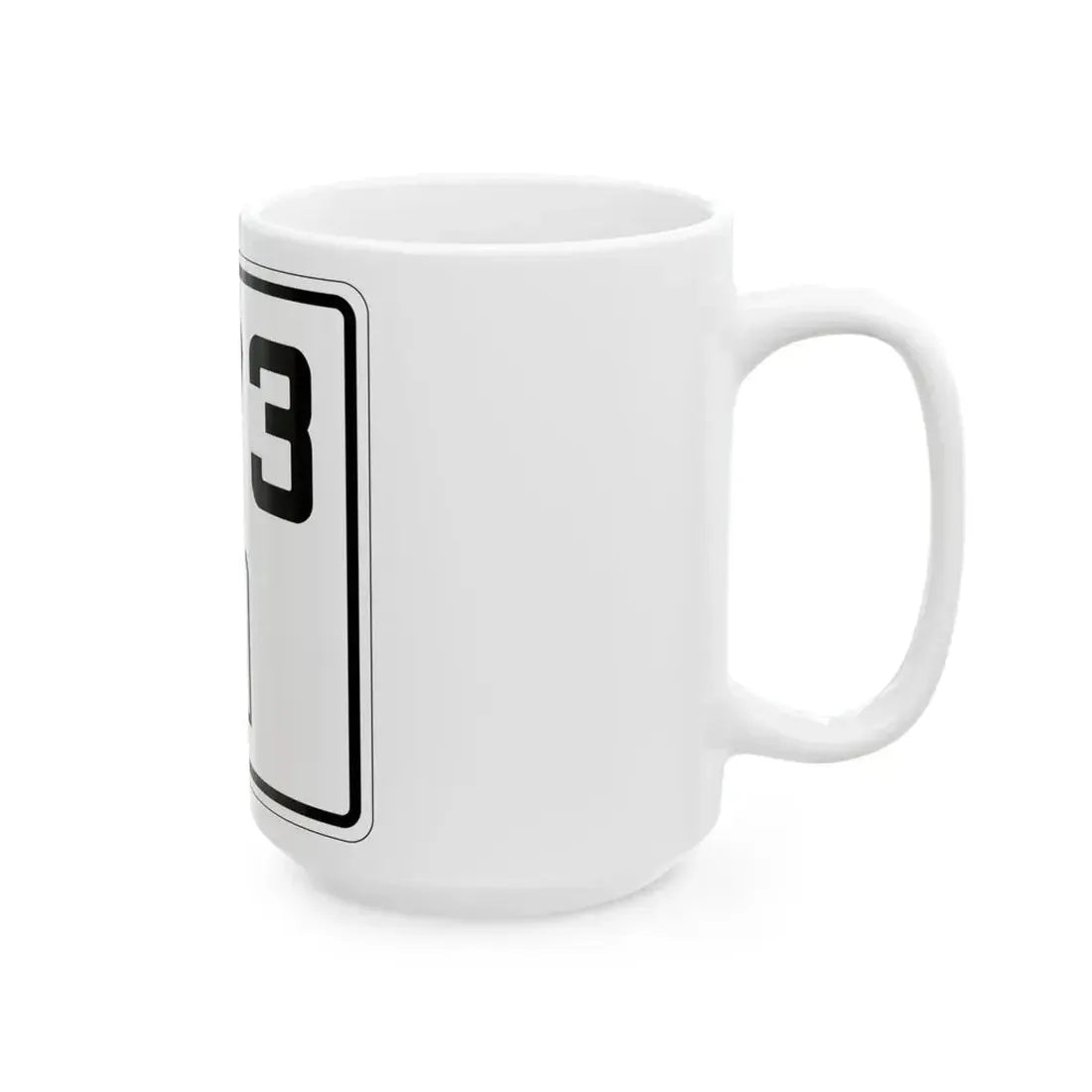 Idaho 73 1930 (Idaho) (Road Sign) White Coffee Mug - Go Mug Yourself