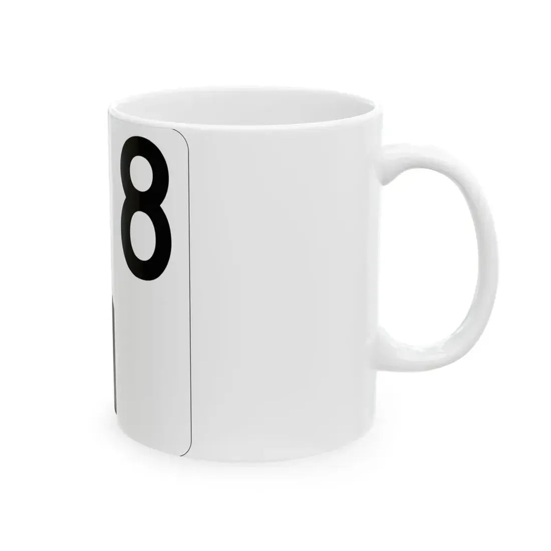 Idaho 8 (Idaho) (Road Sign) White Coffee Mug - Go Mug Yourself