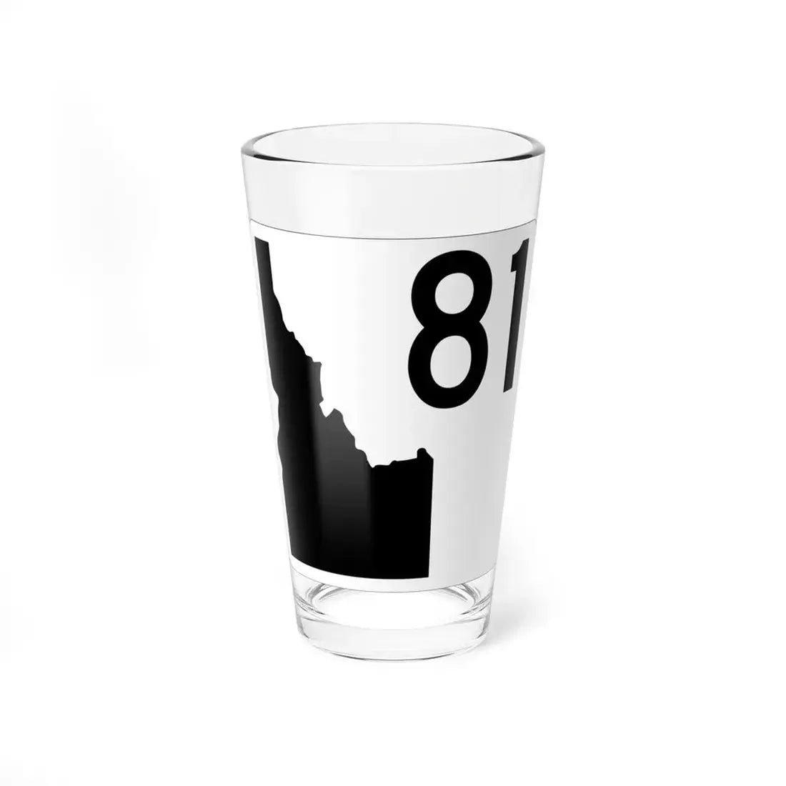 Idaho 81 (Idaho) (Road Sign) Pint Glss 16oz 16oz - Go Mug Yourself