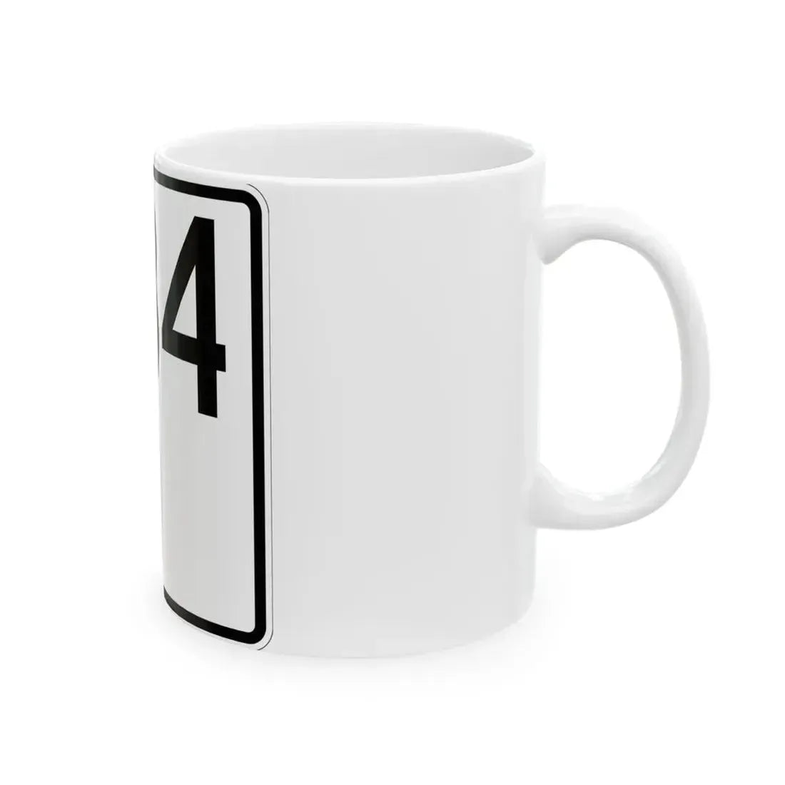 Idaho 84 1955 (Idaho) (Road Sign) White Coffee Mug - Go Mug Yourself