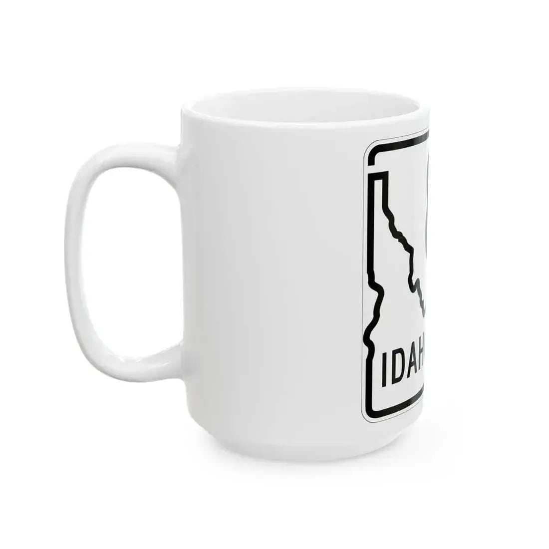 Idaho 84 1955 (Idaho) (Road Sign) White Coffee Mug - Go Mug Yourself
