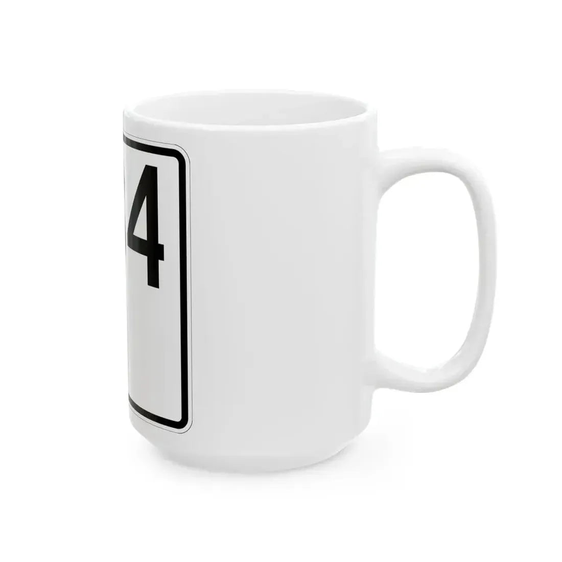 Idaho 84 1955 (Idaho) (Road Sign) White Coffee Mug - Go Mug Yourself