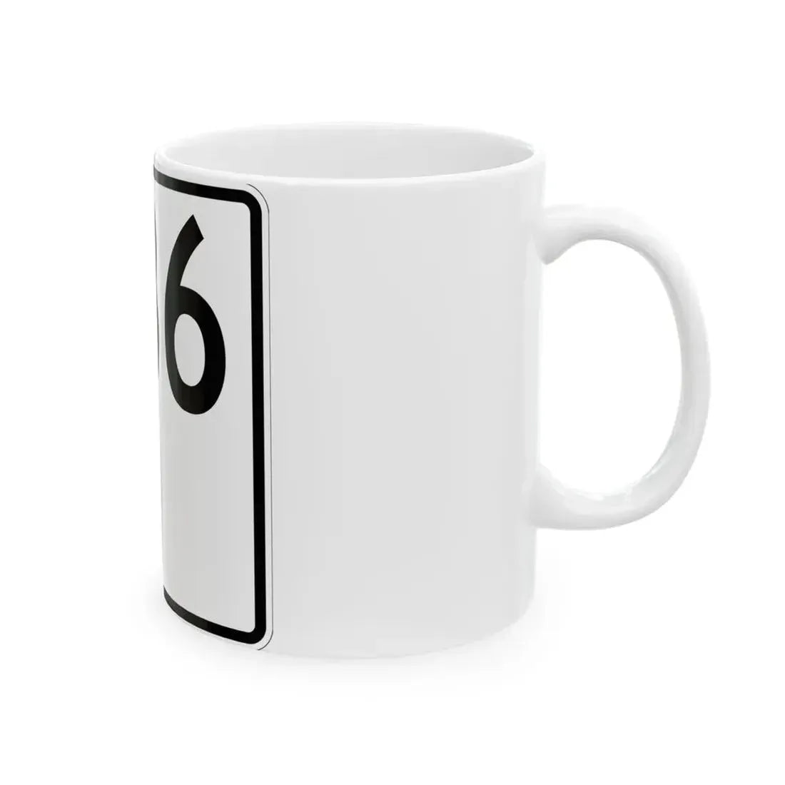 Idaho 86 1955 (Idaho) (Road Sign) White Coffee Mug - Go Mug Yourself