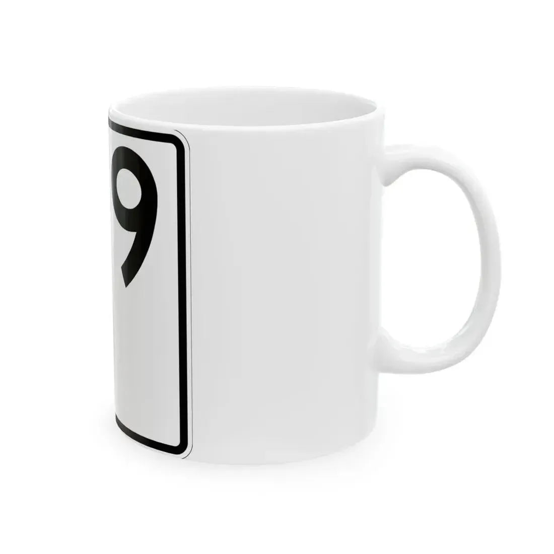 Idaho 9 1955 (Idaho) (Road Sign) White Coffee Mug - Go Mug Yourself