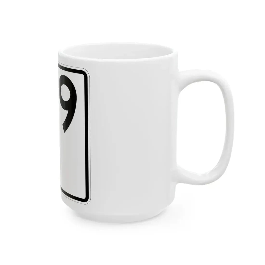 Idaho 9 1955 (Idaho) (Road Sign) White Coffee Mug - Go Mug Yourself