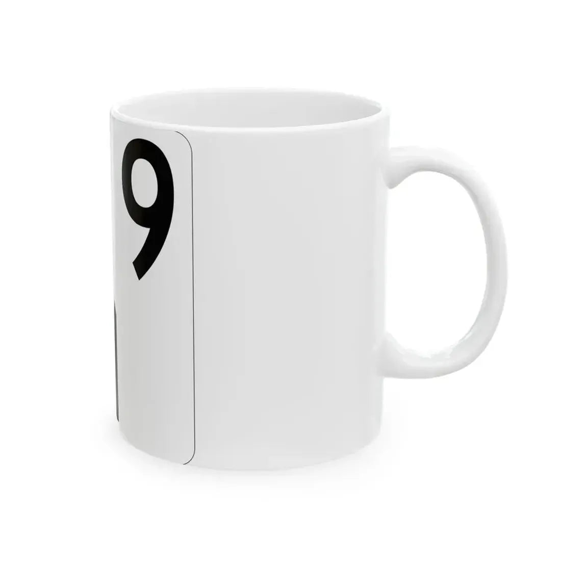 Idaho 9 (Idaho) (Road Sign) White Coffee Mug - Go Mug Yourself