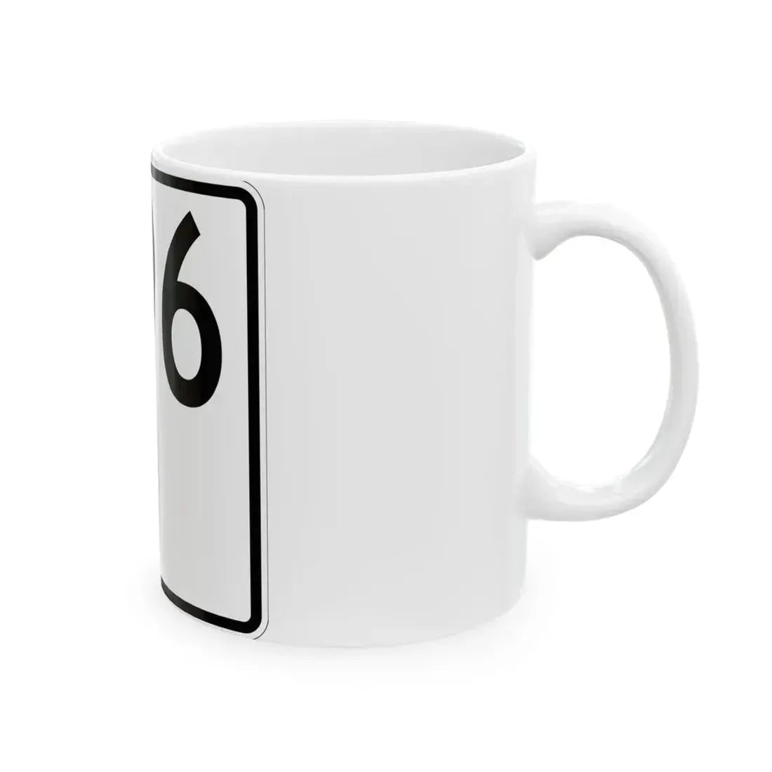 Idaho 96 1955 (Idaho) (Road Sign) White Coffee Mug - Go Mug Yourself