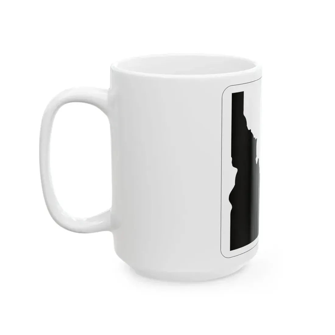 Idaho blank (Idaho) (Road Sign) White Coffee Mug - Go Mug Yourself