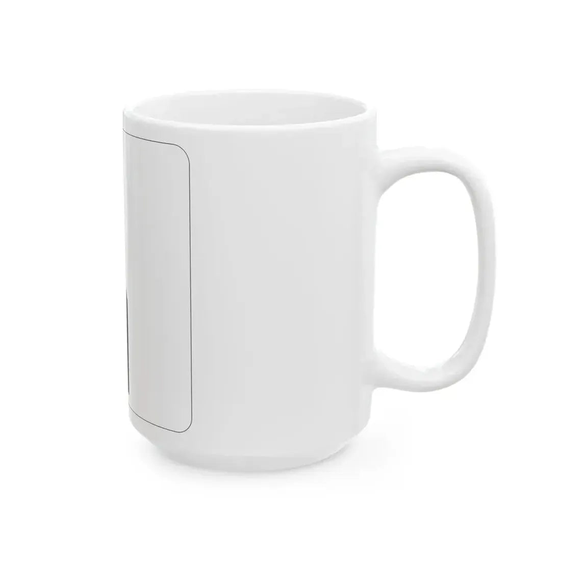 Idaho blank (Idaho) (Road Sign) White Coffee Mug - Go Mug Yourself