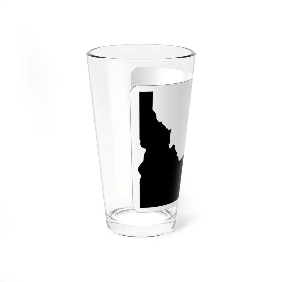 Idaho blank wide (Idaho) (Road Sign) Pint Glss 16oz - Go Mug Yourself