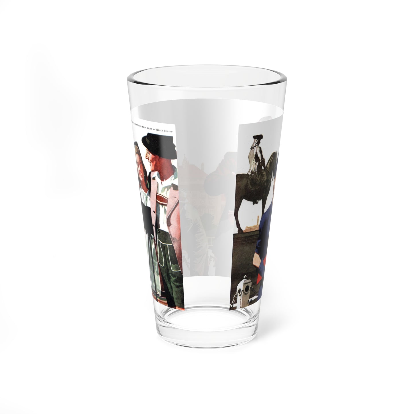 If You Want Me... (2), The American Magazine, September 1938 - Pint Glass 16oz-Go Mug Yourself