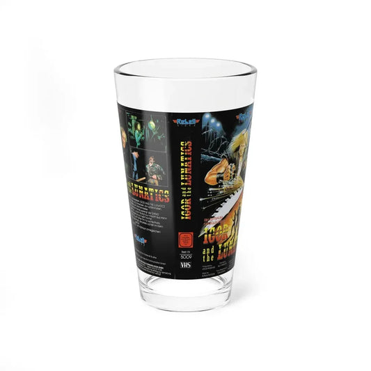 IGOR AND THE LUNATICS (VHS COVER) Pint Glass 16oz 16oz - Go Mug Yourself