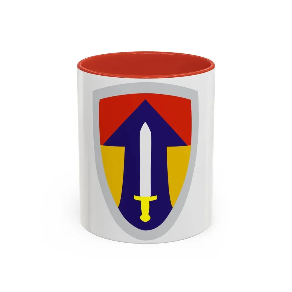 II Field Force Vietnam (U.S. Army) Accent Coffee Mug 11oz Red - Go Mug Yourself