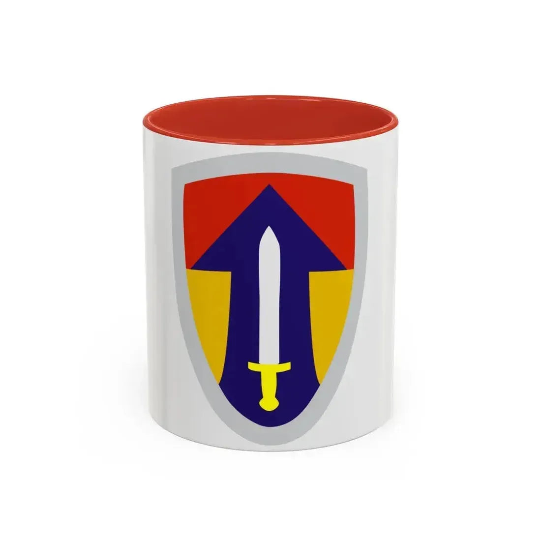 II Field Force Vietnam (U.S. Army) Accent Coffee Mug 11oz Red - Go Mug Yourself
