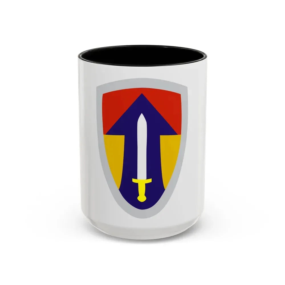 II Field Force Vietnam (U.S. Army) Accent Coffee Mug 15oz Black - Go Mug Yourself
